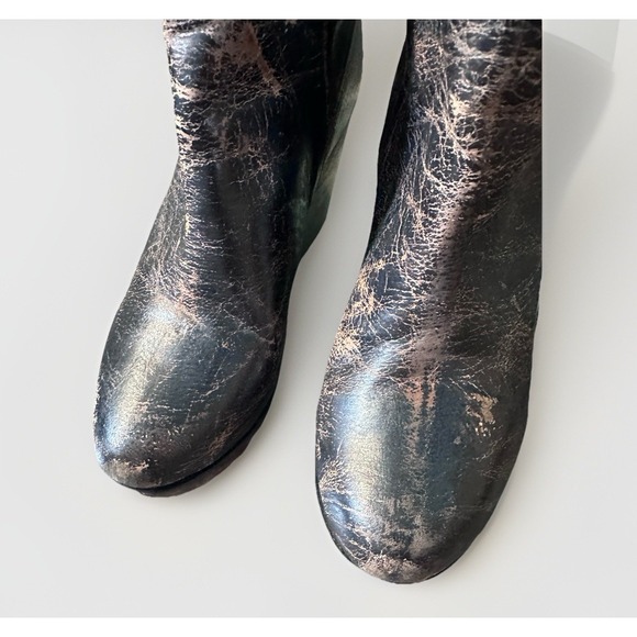 BED STU Cobbler Series Ghent Distressed Studded Ankle Boots Women's Size 9 - Picture 6 of 9